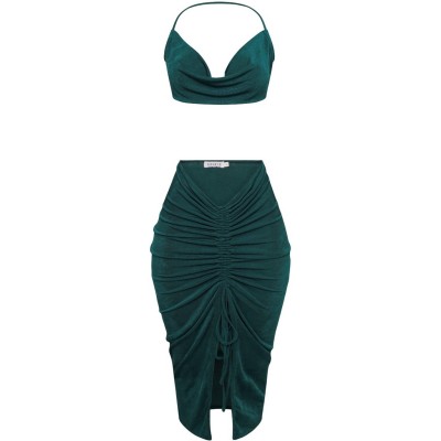 комплект,дамски,поли,и,рокли,honeyz,luxe,set,ld99,green