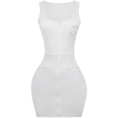 дамски,поли,и,рокли,honeyz,zip,mini,ld99,white