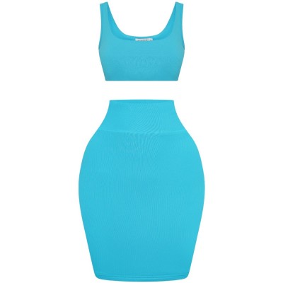 honeyz,bandage,co,ord,womens,turquoise