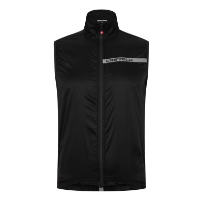 мъжки,потник,облекло,за,колоездене,castelli,squadra,stretch,vest,mens,light,black