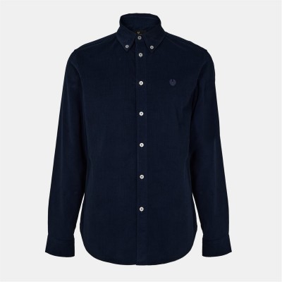 облекла,на,разпродажба,мъжки,ризи,belstaff,men's,long,sleeve,corduroy,shirt,dark,ink