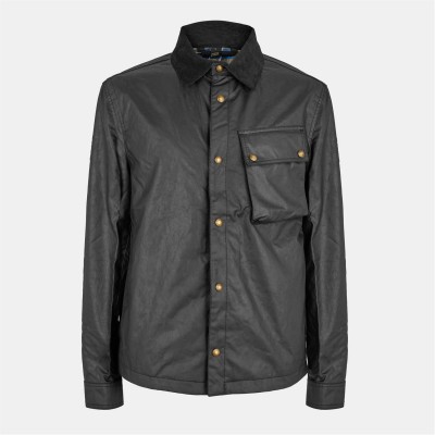 яке,облекла,на,разпродажба,мъжки,якета,belstaff,men's,waxed,fabric,jacket,black