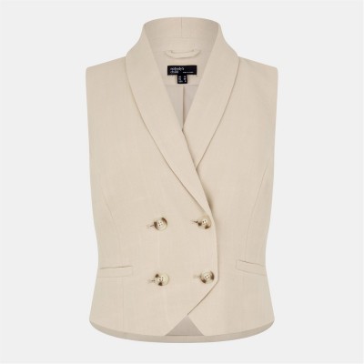 елек,дамски,топове,nobodys,child,women's,cropped,waistcoat,cream