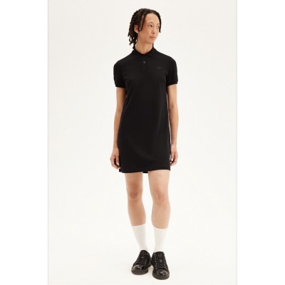 рокля,дамски,поли,и,рокли,fred,perry,shirt,day,mini,dress,blk,crt,grn