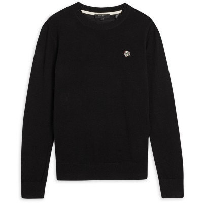 блуза,мъжки,пуловери,ted,baker,cardiff,crew,sweater,black