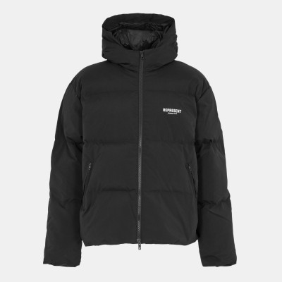 яке,represent,men,s,quilted,insulated,short,puffer,jacket,black