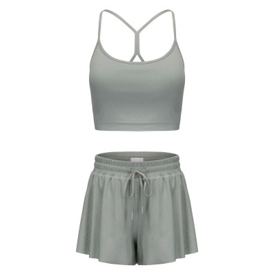 комплект,дамски,тениски,дамски,топове,slazenger,bra,short,set,ld63,green,milieu