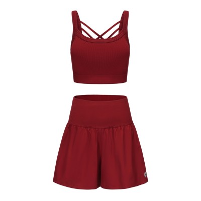 комплект,дамски,тениски,дамски,топове,slazenger,bra,short,set,ld62,tibetan,red