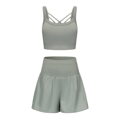 дамски,комплект,разпродажба,slazenger,дамски,тениски,дамски,топове,slazenger,bra,shorts,set,womens,green,milieu