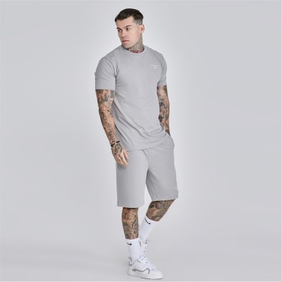 мъжки,комплект,мъжки,тениски,siksilk,t,shirt,&,short,set,mens,grey