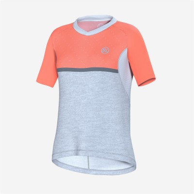 фланелка,дамски,топове,облекло,за,колоездене,bicycle,line,ss,jersey,ped,ld99,peach,rose