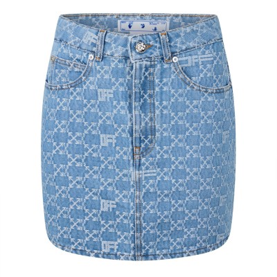 пола,поли,и,къси,панталони,off,white,monogram,mini,skirt,light,blue