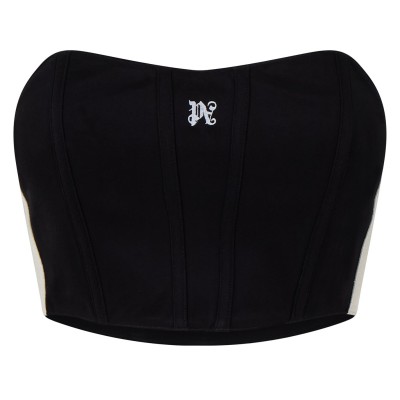 дамски,топове,palm,angels,monogram,corset,black