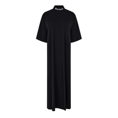 тениска,дамски,поли,и,рокли,palm,angels,logo,t,shirt,dress,black,white