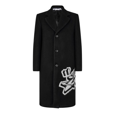 мъжки,якета,off,white,single,breasted,skate,coat,black,white