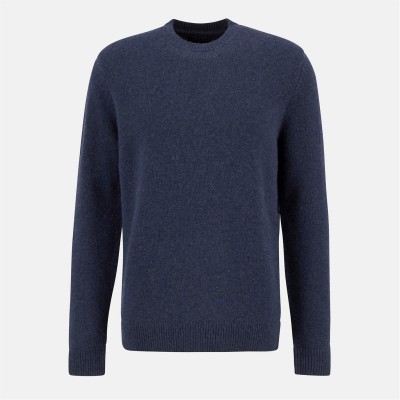 пуловер,мъжки,пуловери,barbour,covent,crew,neck,jumper,navy,marl,ny72