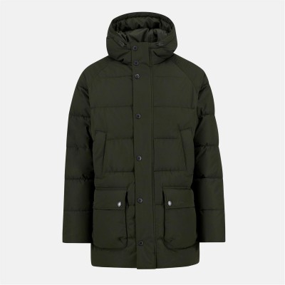 яке,облекла,на,разпродажба,мъжки,якета,barbour,men's,bedale,hooded,long,sleeve,long,puffer,jacket,sage,sg71