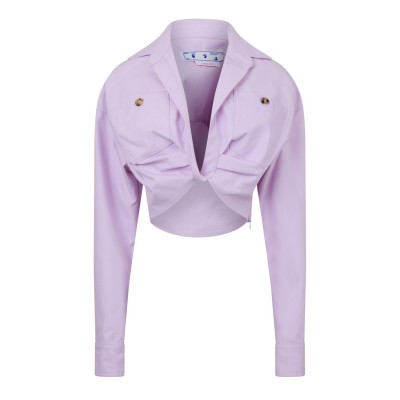 къса,блуза,дамски,ризи,off,white,twist,front,crop,top,lilac