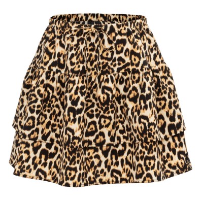 soulcal,linen,skirt,ld53,leopard,print