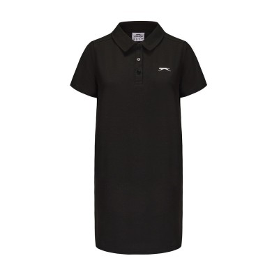 дамска,рокля,разпродажба,slazenger,дамски,поли,и,рокли,slazenger,short,sleeve,polo,dress,womens,black