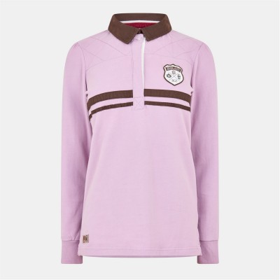 дамски,топове,дамски,блузи,с,яка,ръгби,облекла,england,rugby,union,фланелки,england,fc,eng,rugby,ld99,pink