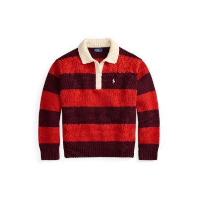 дамска,блуза,с,яка,дамски,топове,polo,ralph,lauren,women,s,sweater,rugby,knitted,long,sleeve,polo,shirt,wine,brandy