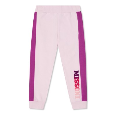 анцуг,детски,3/4,панталони,missoni,kids',logo,closed,hem,fleece,joggers,wisteria