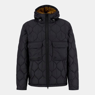 яке,мъжки,якета,barbour,men,s,re,engineered,hooded,spey,long,sleeve,quilted,jacket,black,bk11