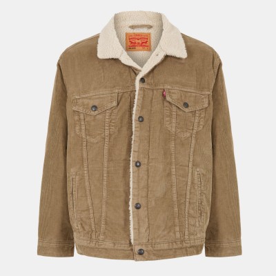levis,men,s,levi,s,denim,sherpa,relaxed,fit,jacket,timber,wolf