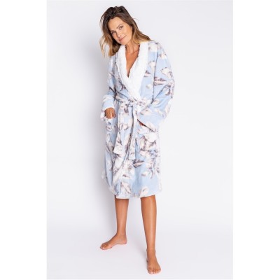 дамски,пижами,pj,salvage,salvage,floral,robe,air