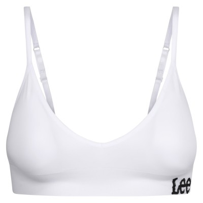 дамски,топове,lee,seamless,crop,bra,womens,white