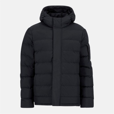 яке,облекла,на,разпродажба,мъжки,якета,barbour,international,men's,daleson,hooded,long,sleeve,long,puffer,jacket,black,bk11