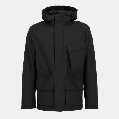 яке,облекла,на,разпродажба,мъжки,якета,barbour,international,men's,endley,waterproof,hooded,long,sleeve,long,puffer,jacket,black,bk11