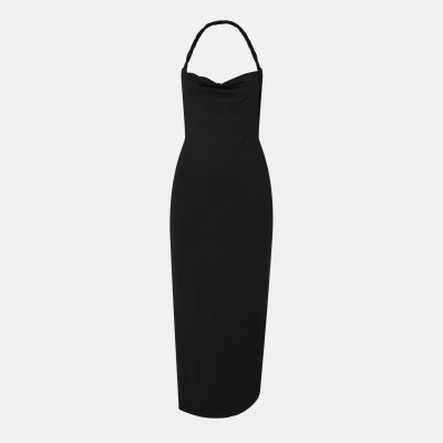 дамска,рокля,дамски,поли,и,рокли,missy,empire,twist,back,slinky,maxi,dress,womens,black