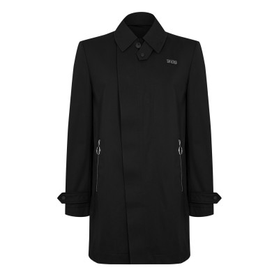 облекла,на,разпродажба,мъжки,якета,off,white,longline,coat,black