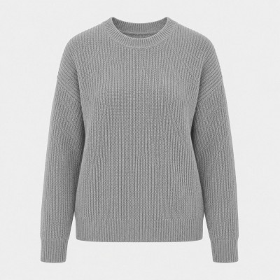 пуловер,дамски,плетени,дрехи,i,saw,it,first,crew,neck,knitted,jumper,grey