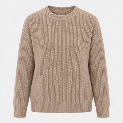 пуловер,дамски,плетени,дрехи,i,saw,it,first,crew,neck,knitted,jumper,desert,taupe