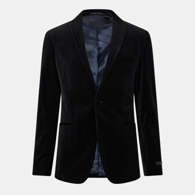 яке,ted,baker,men,s,velvet,tailored,formal,jacket,black