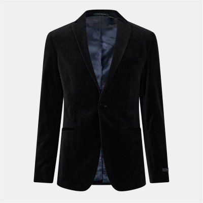 яке,облекла,на,разпродажба,мъжки,якета,ted,baker,ted,velvet,jacket,sn99,black