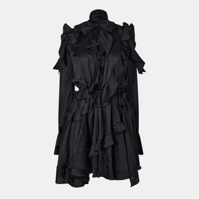 рокля,дамски,поли,и,рокли,off,white,ruffle,dress,black