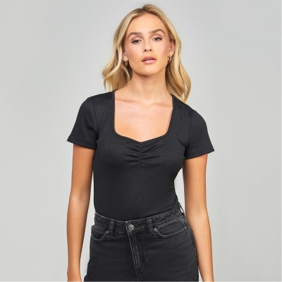 дамски,топове,siksilk,t,shirts,ld99,black