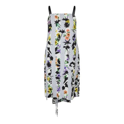 рокля,дамски,поли,и,рокли,off,white,striped,floral,print,dress,white,grey