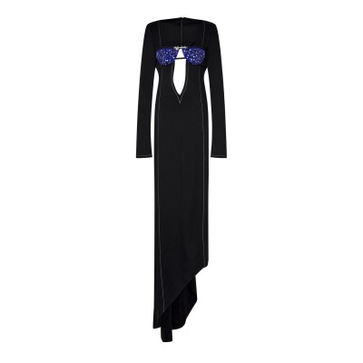 рокля,дамски,поли,и,рокли,off,white,asymmetrical,dress,black,blue