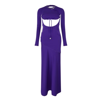 рокля,дамски,поли,и,рокли,off,white,glam,embr,sporty,long,dress,purple