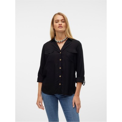 дамски,ризи,дамски,облекла,размер,vero,moda,bumpy,l,s,shirt,ld00,black