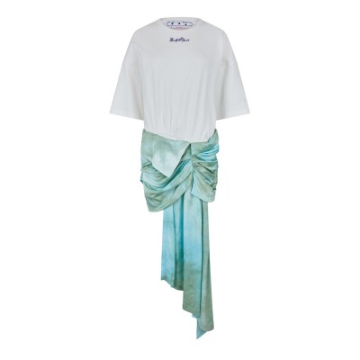 пола,дамски,поли,и,рокли,off,white,draped,skirt,mini,dress,light,blue