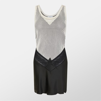 рокля,дамски,поли,и,рокли,off,white,lace,fishnet,dress,coconut
