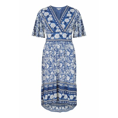рокля,дамски,поли,и,рокли,yumi,yumi,blue,floral,print,high,low,maxi,dress,blue