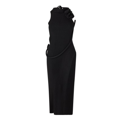 рокля,дамски,поли,и,рокли,off,white,knit,dress,black