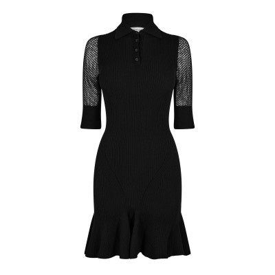 дамска,рокля,дамски,поли,и,рокли,off,white,women,s,knitted,mini,dress,black